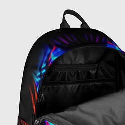 Рюкзак Неоновый киберкостюм, цвет: 3D-принт — фото 2
