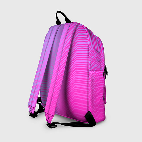 Рюкзак Розовые градиентные линии / 3D-принт – фото 2
