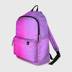 Рюкзак Розовые градиентные линии, цвет: 3D-принт