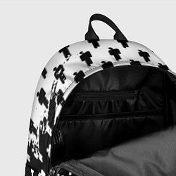 Рюкзак Billie Eilish pattern black, цвет: 3D-принт — фото 2