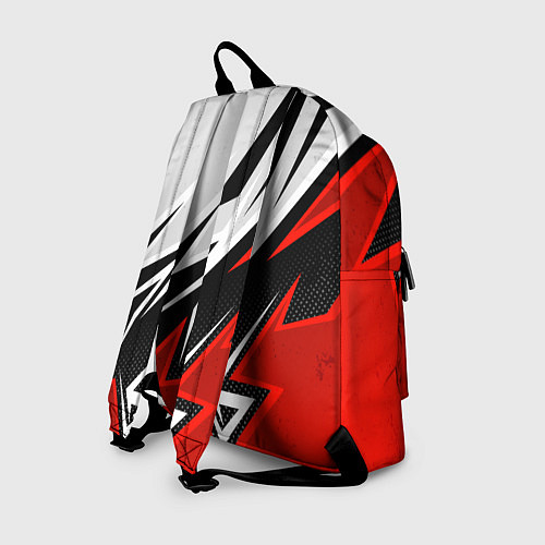 Рюкзак Helldivers 2 - white and red / 3D-принт – фото 2