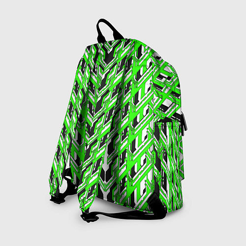 Рюкзак Зелёная техно броня / 3D-принт – фото 2