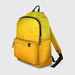 Рюкзак Градиент насыщенный жёлтый, цвет: 3D-принт