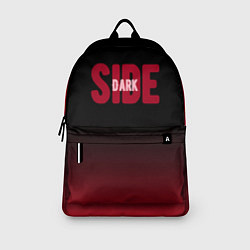 Рюкзак Dark side тёмная сторона градиент красно-чёрный, цвет: 3D-принт — фото 2