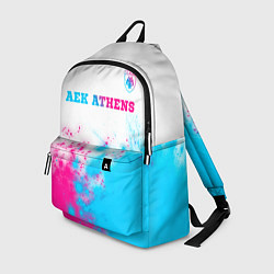 Рюкзак AEK Athens neon gradient style посередине