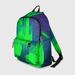 Рюкзак Зеленый фиолет, цвет: 3D-принт