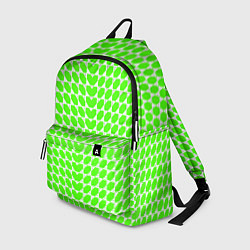 Рюкзак Зелёные лепестки шестиугольники