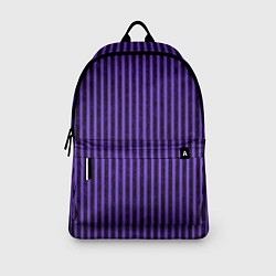Рюкзак Полосатый яркий фиолетовый, цвет: 3D-принт — фото 2