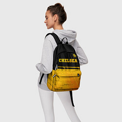 Рюкзак Chelsea - gold gradient посередине, цвет: 3D-принт — фото 2