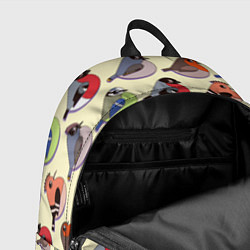 Рюкзак Веселые птички, цвет: 3D-принт — фото 2