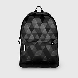 Рюкзак Серые треугольники, цвет: 3D-принт — фото 2
