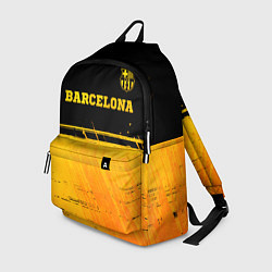 Рюкзак Barcelona - gold gradient посередине, цвет: 3D-принт