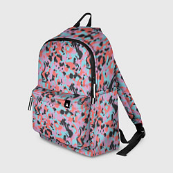 Рюкзак Неоновый пиксельный камуфляжный паттерн, цвет: 3D-принт