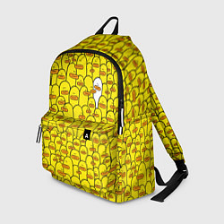 Рюкзак Прикольные жёлтые утята, цвет: 3D-принт