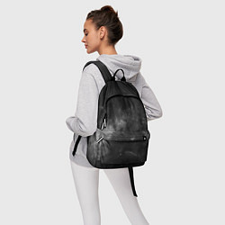 Рюкзак Монохромный космос, цвет: 3D-принт — фото 2