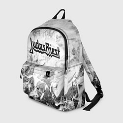 Рюкзак Judas Priest white graphite, цвет: 3D-принт