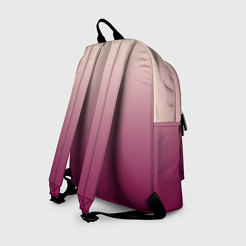 Рюкзак Градиент бежевый в пурпурный / 3D-принт – фото 2