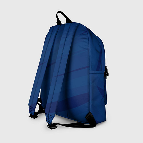 Рюкзак Тёмно-синий полосами / 3D-принт – фото 2