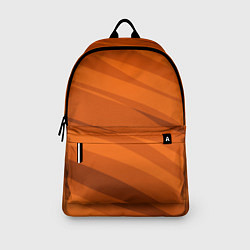 Рюкзак Тёмный оранжевый полосами, цвет: 3D-принт — фото 2