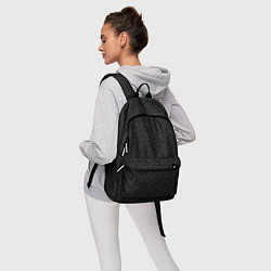 Рюкзак Текстурированный чёрно-серый, цвет: 3D-принт — фото 2