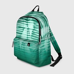 Рюкзак Tie-dye green stripes, цвет: 3D-принт