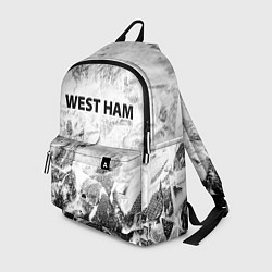 Рюкзак West Ham white graphite, цвет: 3D-принт
