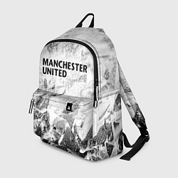 Рюкзак Manchester United white graphite, цвет: 3D-принт