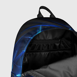 Рюкзак Абстракция синяя из градиента и линий, цвет: 3D-принт — фото 2