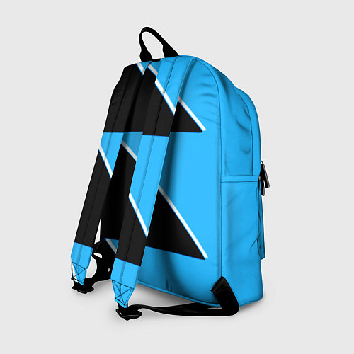 Рюкзак Napoli fc geometry blue / 3D-принт – фото 2