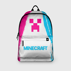 Рюкзак Minecraft neon gradient style по-центру, цвет: 3D-принт — фото 2