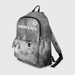 Рюкзак Mercedes - grey gradient посередине, цвет: 3D-принт