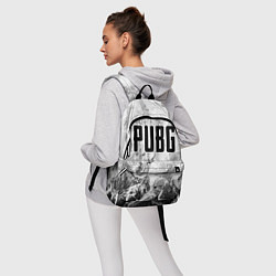 Рюкзак PUBG white graphite, цвет: 3D-принт — фото 2