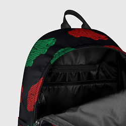 Рюкзак Пиксельный силуэт машины паттерн, цвет: 3D-принт — фото 2