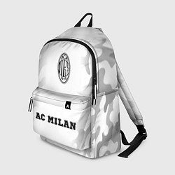 Рюкзак AC Milan sport на светлом фоне по-центру, цвет: 3D-принт