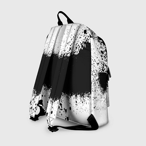 Рюкзак Просто краски чёрные / 3D-принт – фото 2