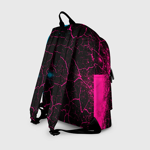 Рюкзак Leeds United - neon gradient по-центру / 3D-принт – фото 2