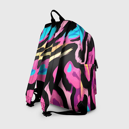 Рюкзак Пятна леопарда цветные / 3D-принт – фото 2