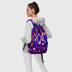 Рюкзак Watch dogs neon, цвет: 3D-принт — фото 2