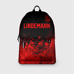Рюкзак Lindemann - red gradient посередине, цвет: 3D-принт — фото 2