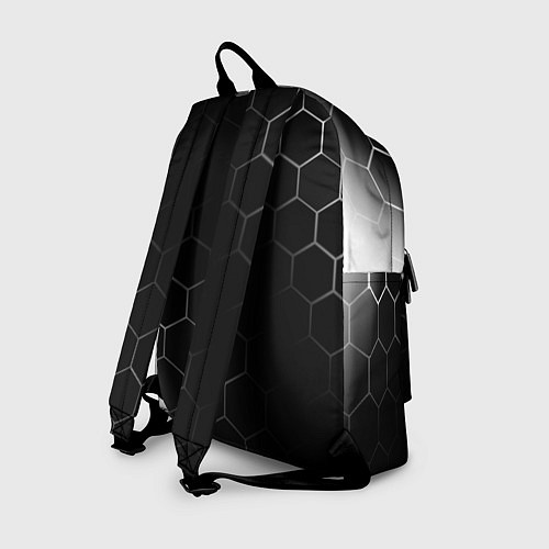 Рюкзак Portal glitch на темном фоне по-центру / 3D-принт – фото 2
