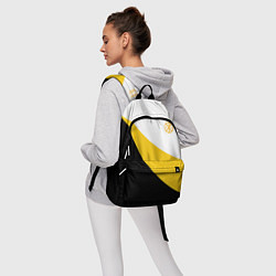Рюкзак Мы русские с нами Бог малая желтая хризма Николай, цвет: 3D-принт — фото 2