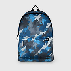 Рюкзак Синий армейский камуфляж, цвет: 3D-принт — фото 2