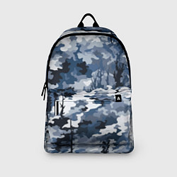 Рюкзак Камуфляж серо синий, цвет: 3D-принт — фото 2