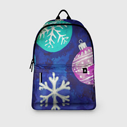 Рюкзак Новогодний узор, цвет: 3D-принт — фото 2