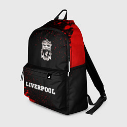 Рюкзак Liverpool - red gradient по-центру, цвет: 3D-принт