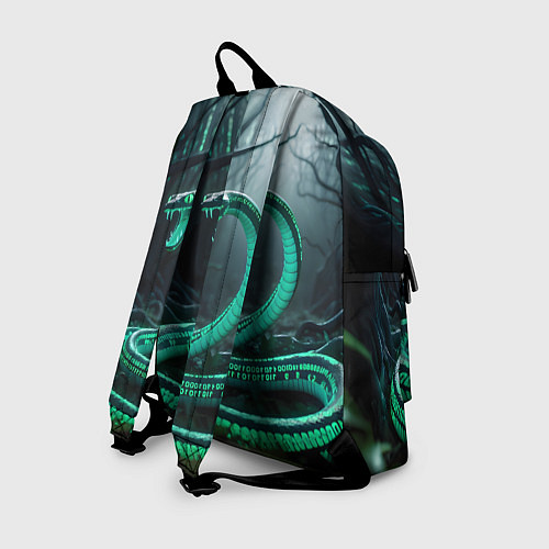 Рюкзак Змея в неоновом лесу / 3D-принт – фото 2