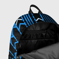 Рюкзак Синие обои на чёрном фоне, цвет: 3D-принт — фото 2