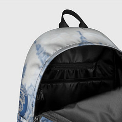 Рюкзак Новогодний пейзаж и елочные шары, цвет: 3D-принт — фото 2