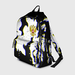 Рюкзак Россия герб глитч, цвет: 3D-принт