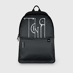 Рюкзак Таня - белая надпись вязью, цвет: 3D-принт — фото 2